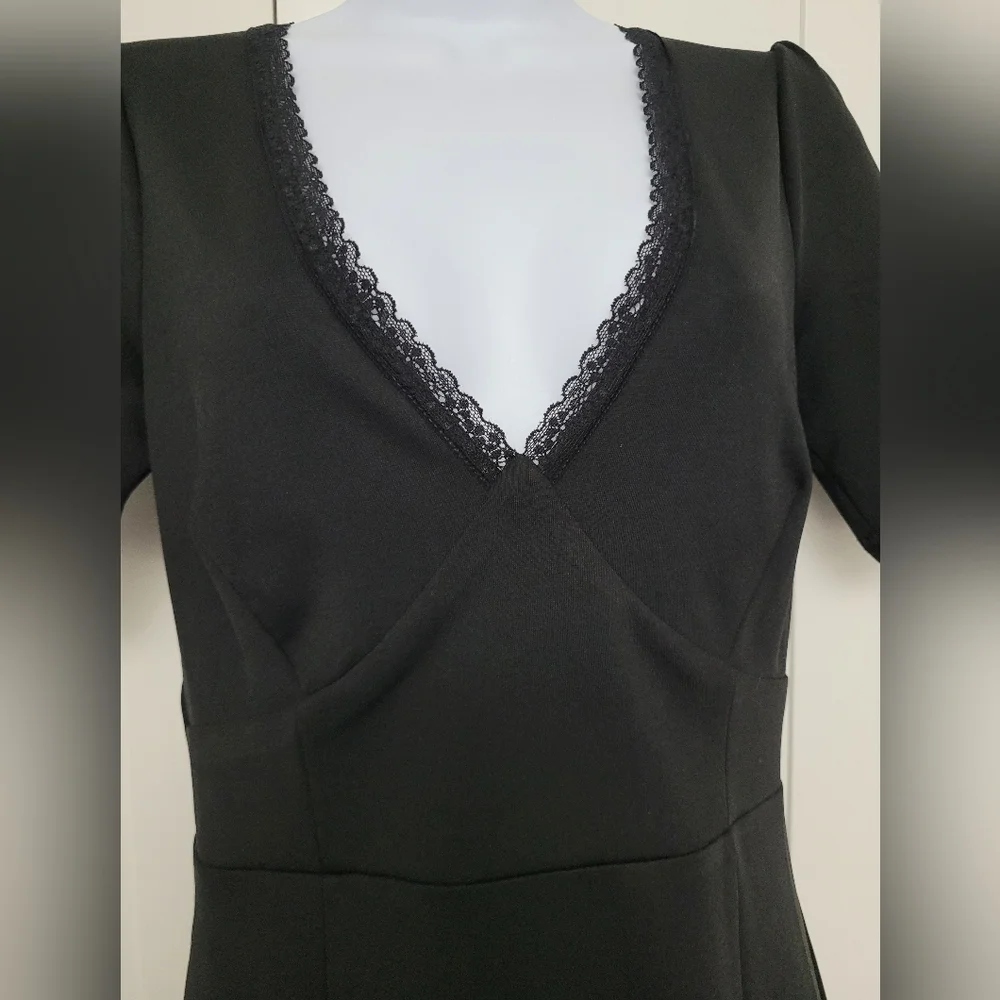 NWOT Rare Sexy Collectif Vega Lace Mini Dress Pinup Goth Date Night - Picture 7 of 13